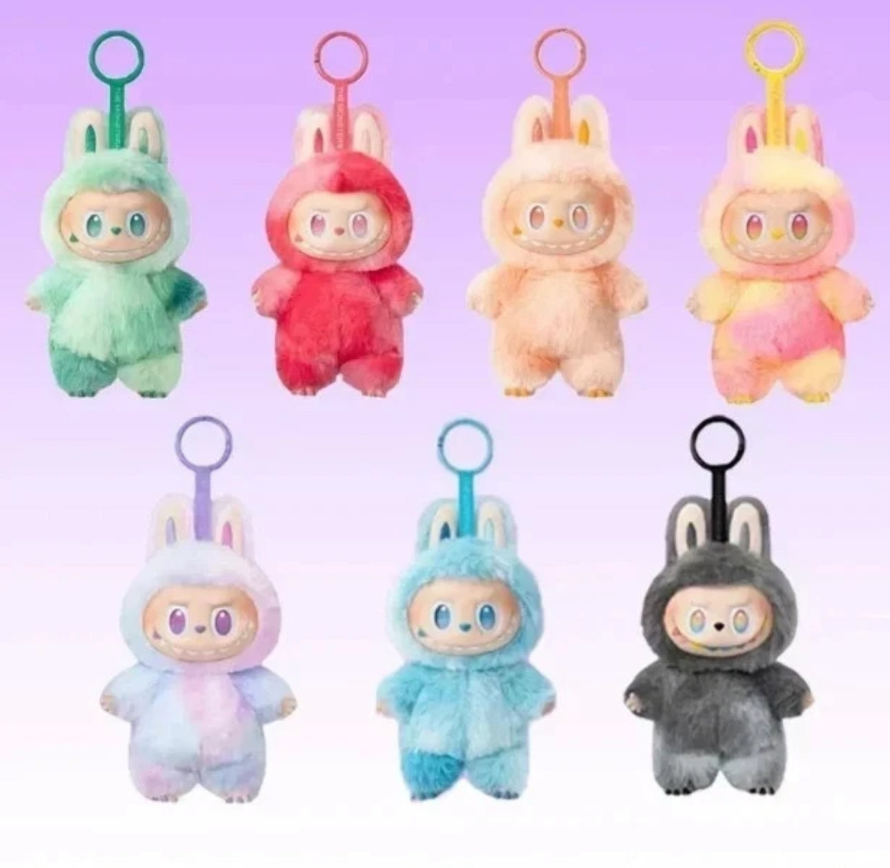 Popmart The Monsters V3 Big Into Energy Series Dolls Plush Toys Keychain